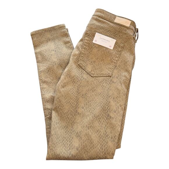 New AG Adriano Goldschmied Women's Brown The Prima Ankle Jeans Size 29 - Picture 3 of 6